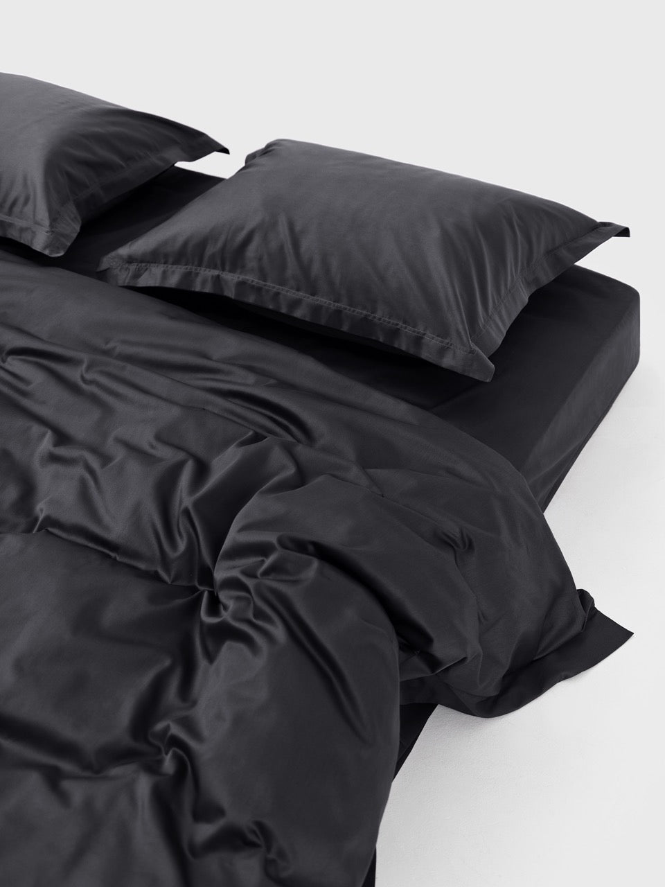 Sateen Sheets Charcoal Night