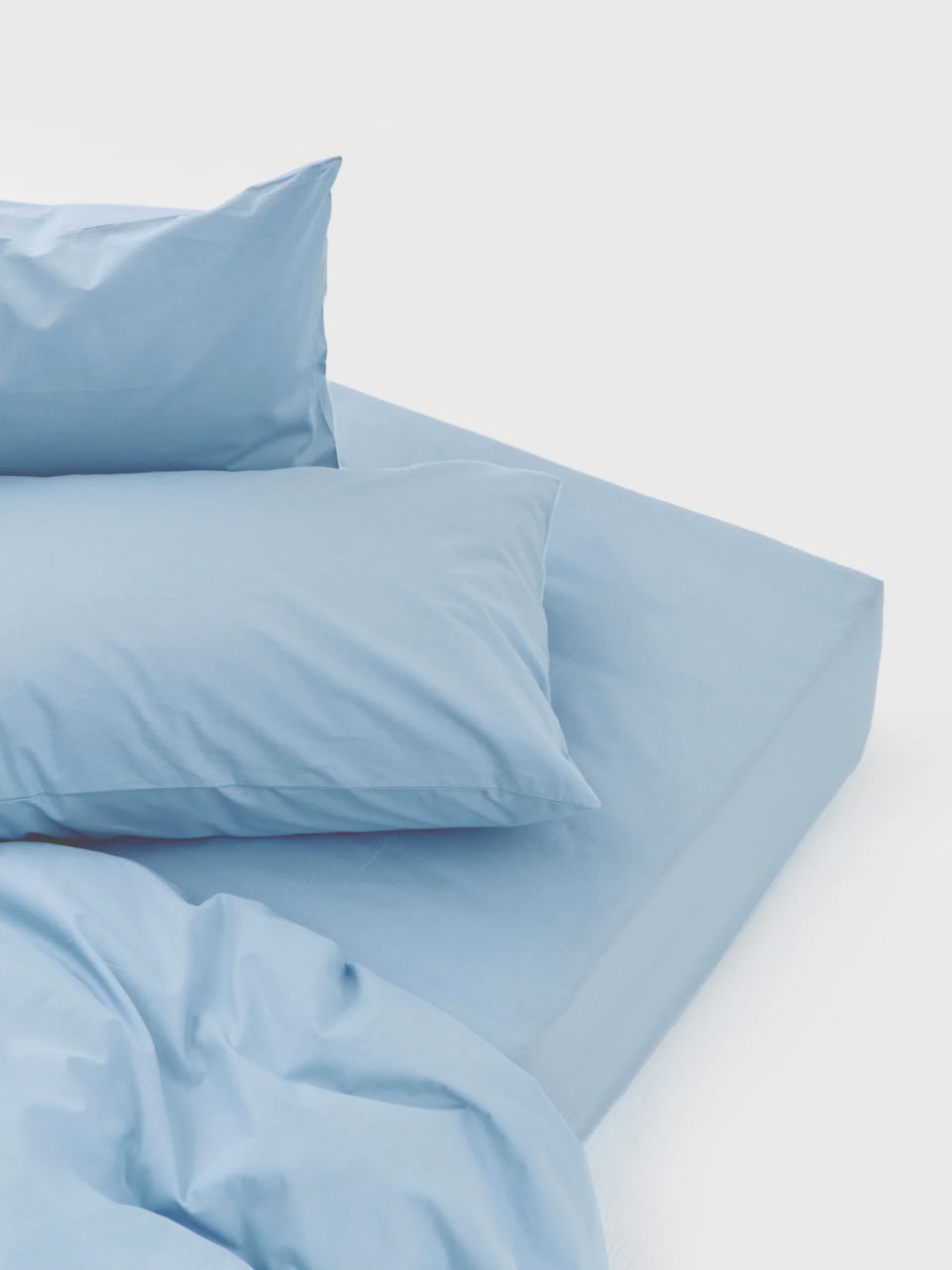 Percale Baby Blue Set