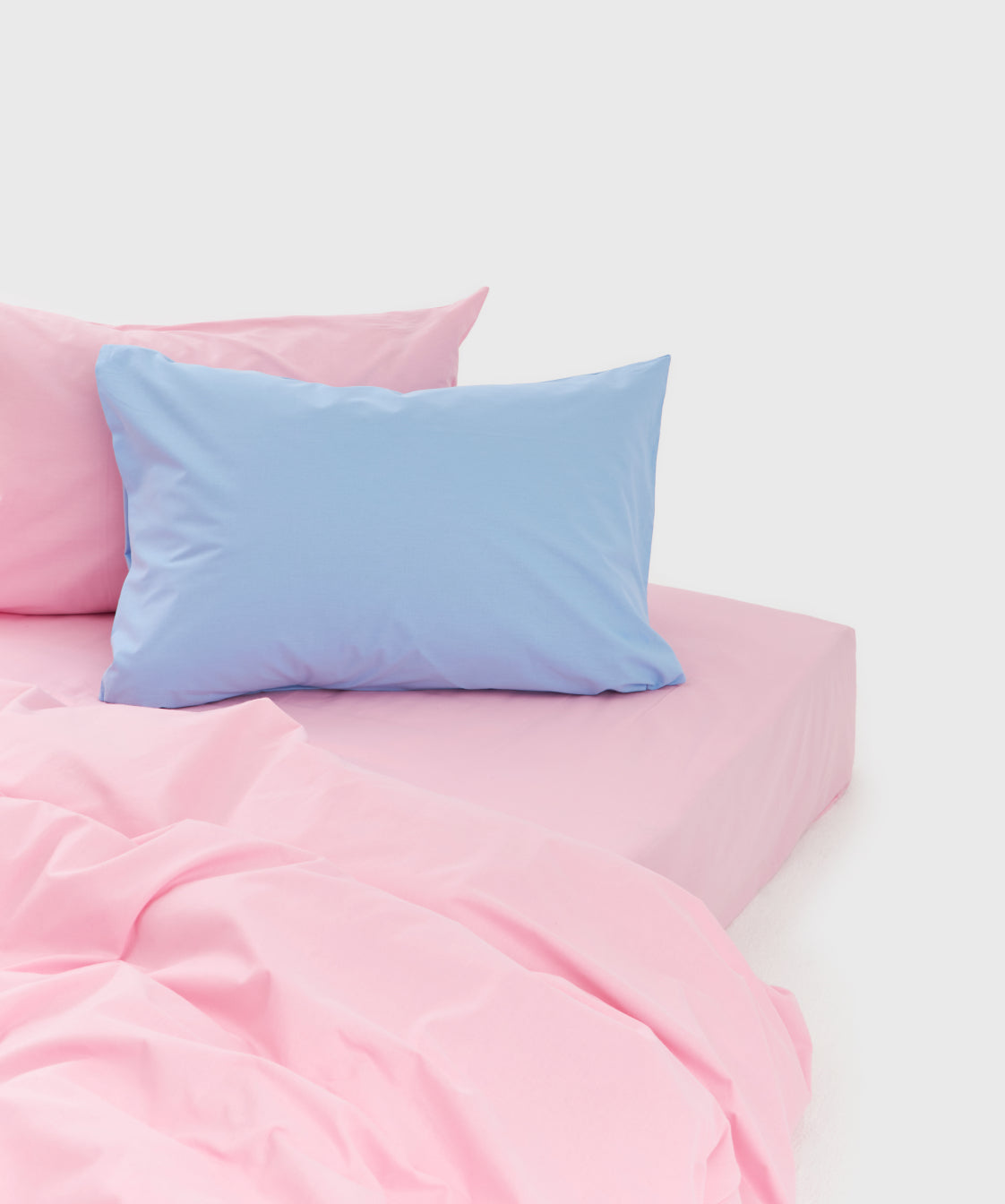 Percale Rose & Blue Set